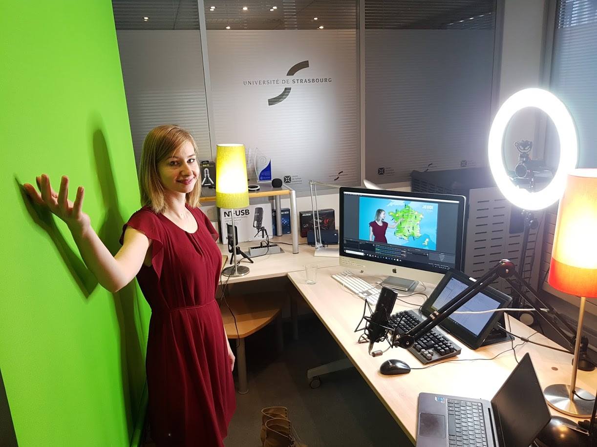 Le studio vidéo du Lab numérique